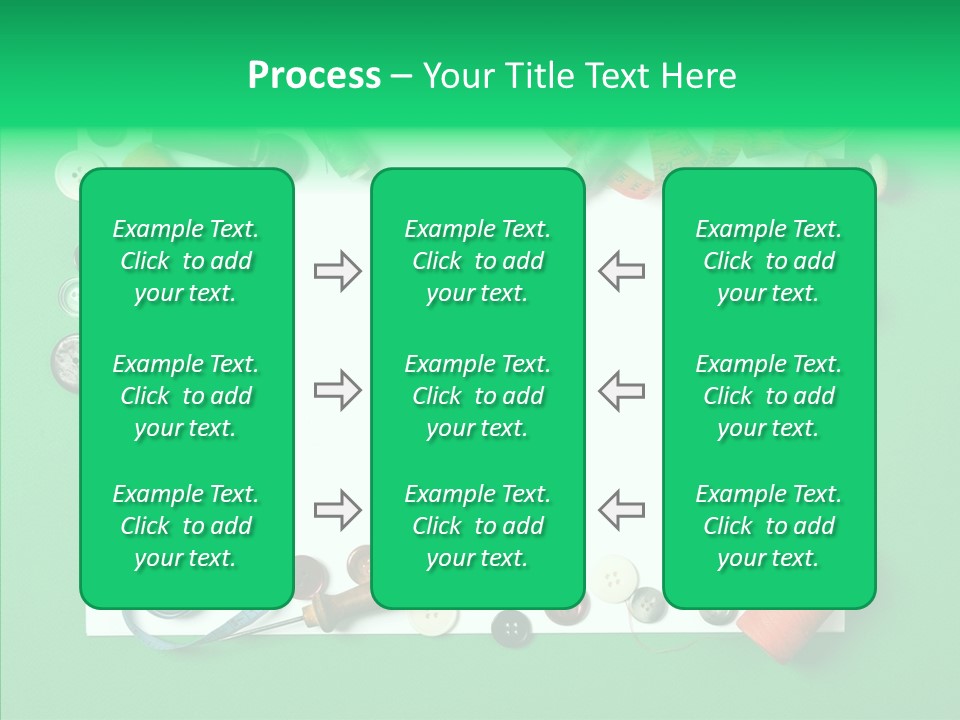 Seamstress Sewing Needle PowerPoint Template