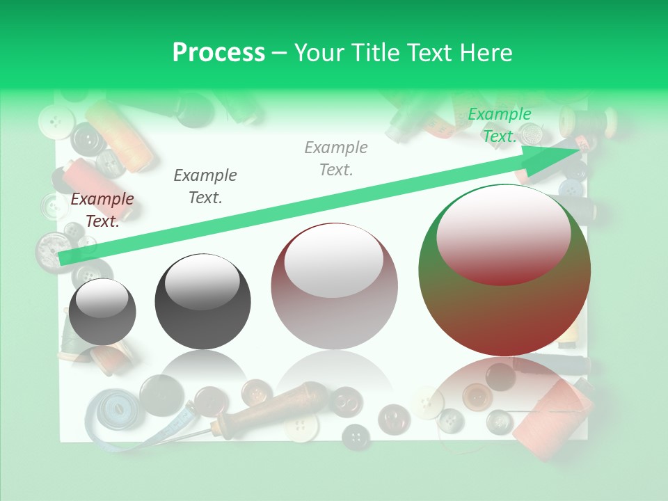 Seamstress Sewing Needle PowerPoint Template