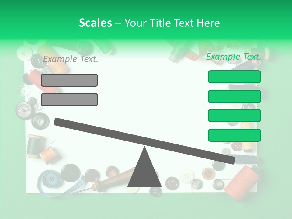 Seamstress Sewing Needle PowerPoint Template