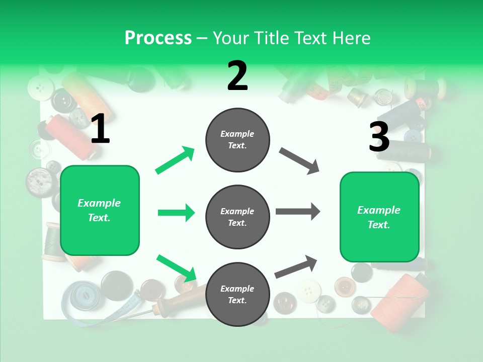 Seamstress Sewing Needle PowerPoint Template