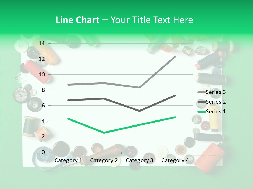 Seamstress Sewing Needle PowerPoint Template