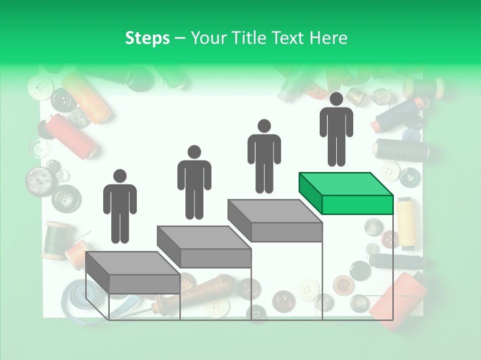 Seamstress Sewing Needle PowerPoint Template