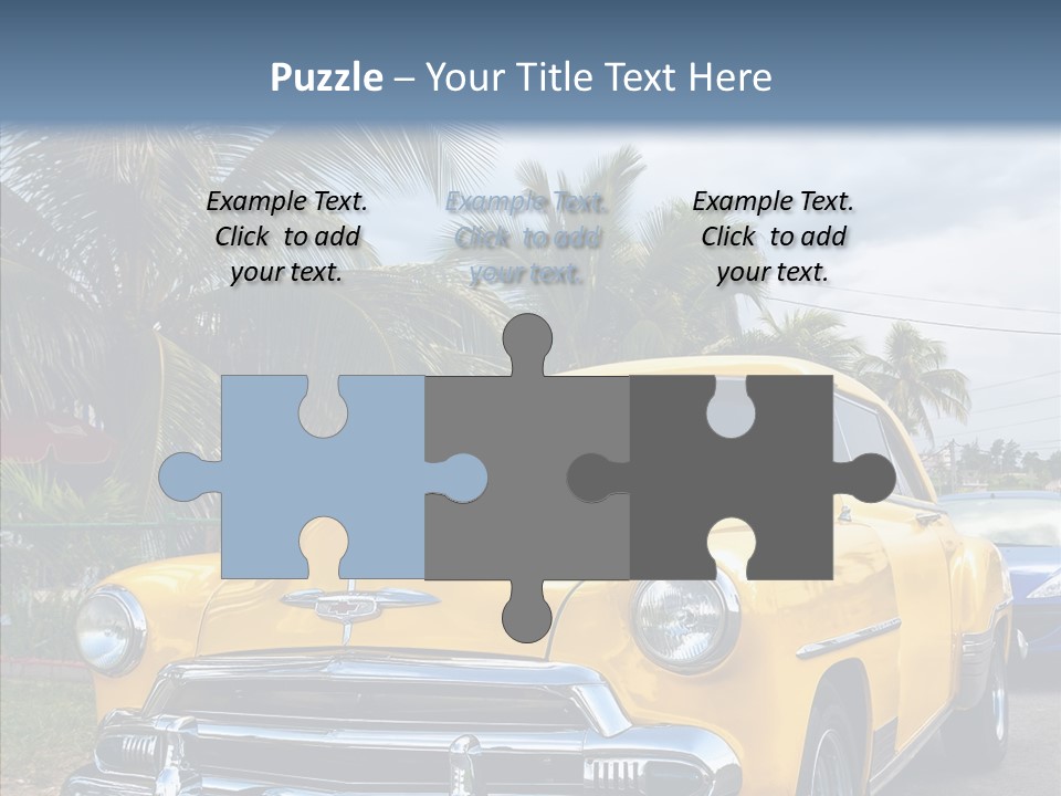 Chevy Beautiful Coconut PowerPoint Template