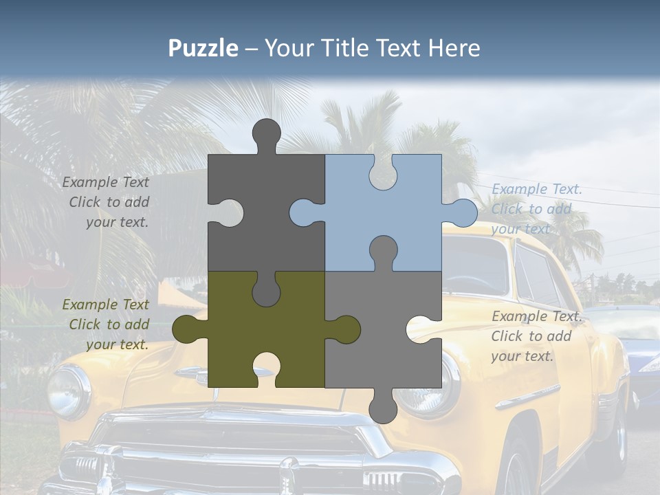 Chevy Beautiful Coconut PowerPoint Template