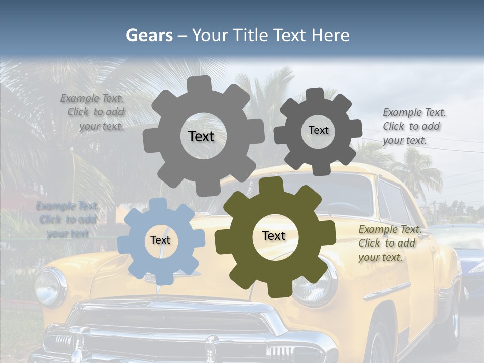 Chevy Beautiful Coconut PowerPoint Template