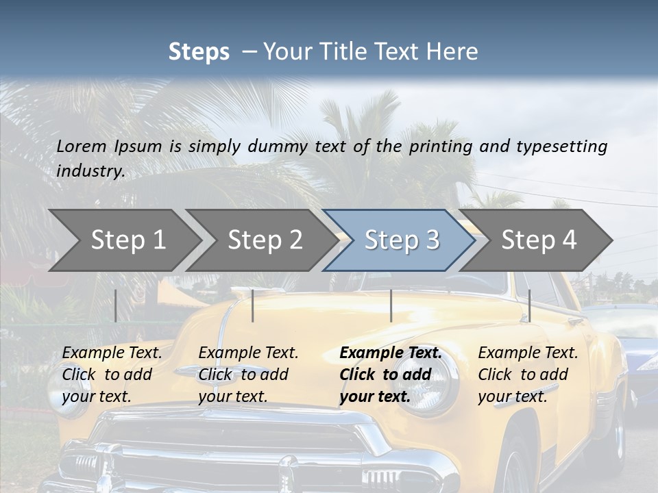 Chevy Beautiful Coconut PowerPoint Template