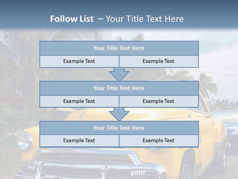 Chevy Beautiful Coconut PowerPoint Template