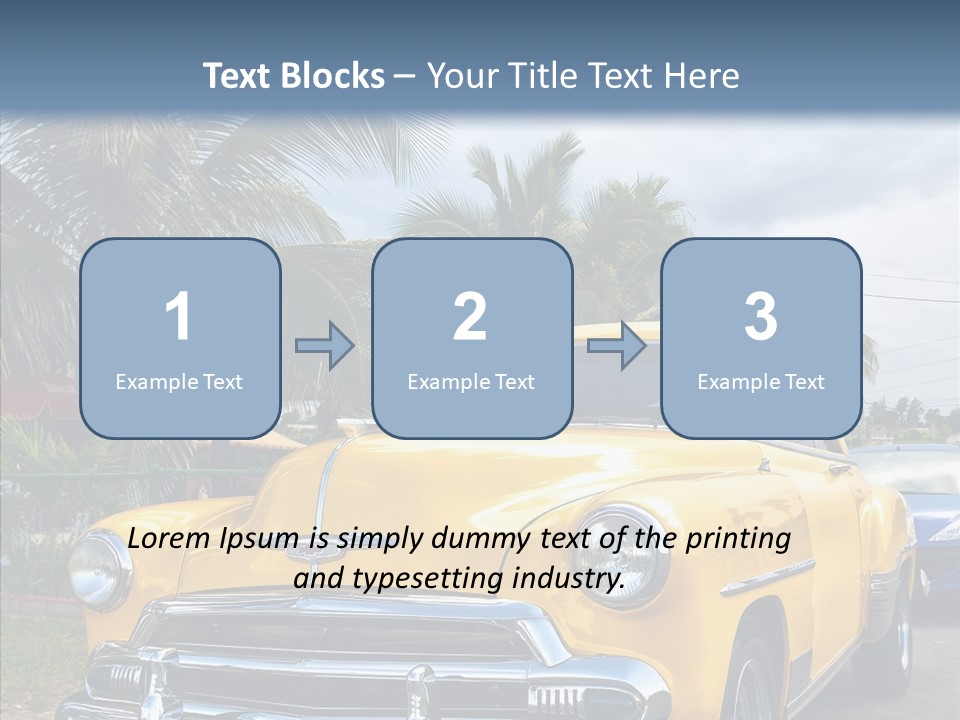 Chevy Beautiful Coconut PowerPoint Template