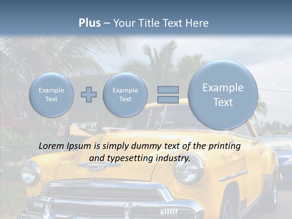 Chevy Beautiful Coconut PowerPoint Template