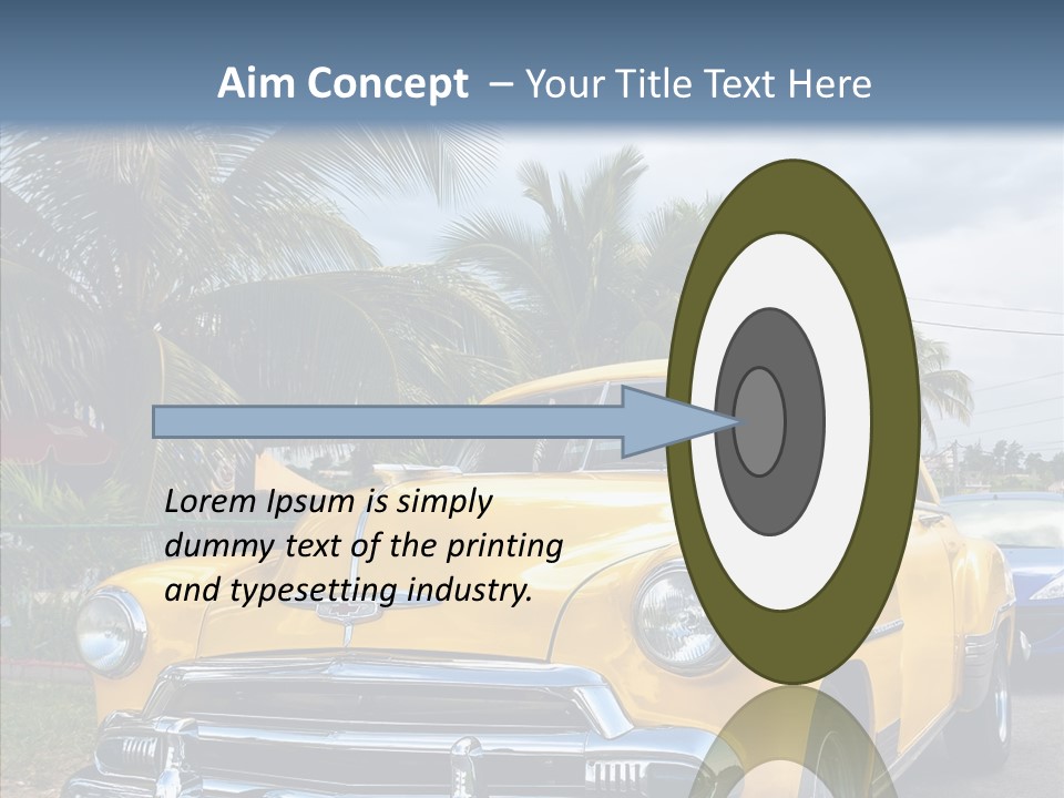 Chevy Beautiful Coconut PowerPoint Template