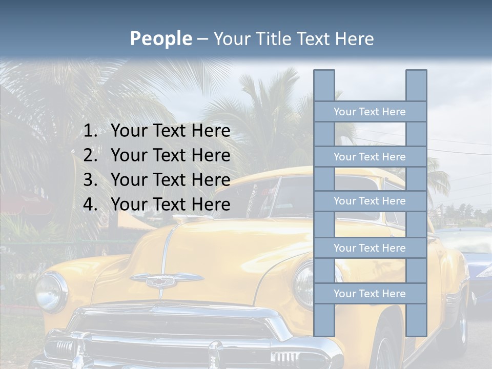 Chevy Beautiful Coconut PowerPoint Template