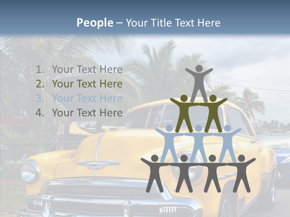 Chevy Beautiful Coconut PowerPoint Template