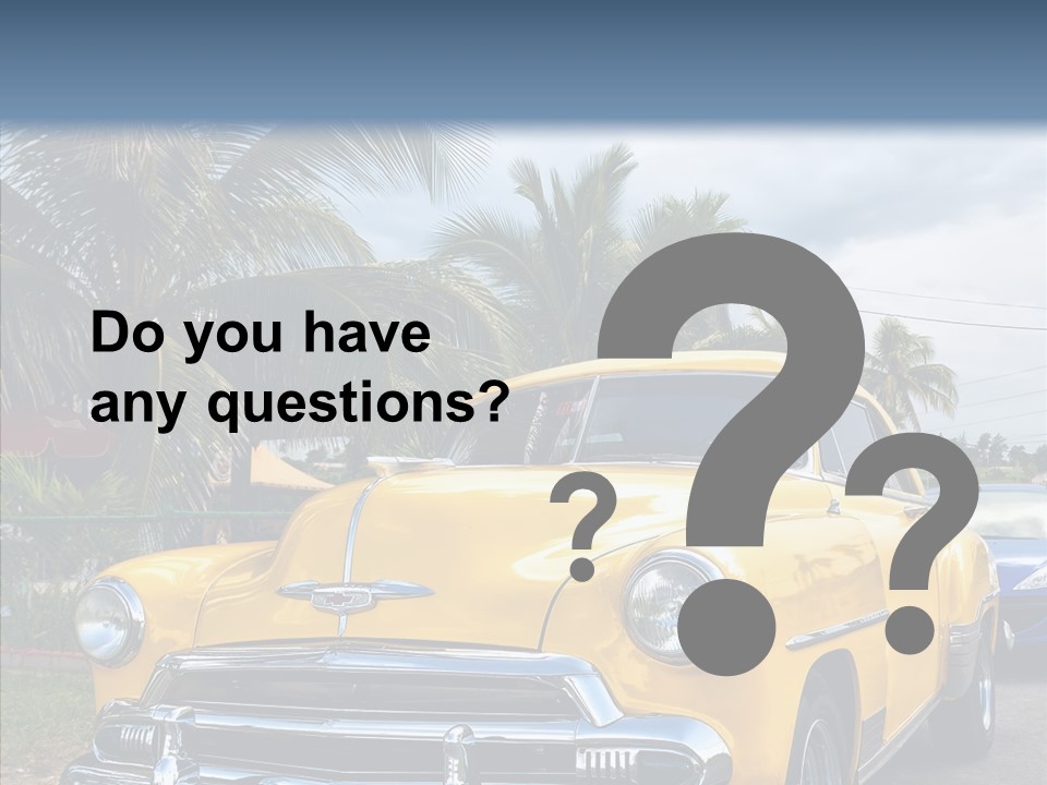 Chevy Beautiful Coconut PowerPoint Template