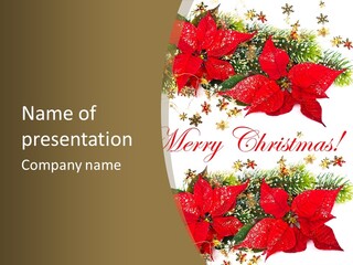 Traditional Tradition Flower PowerPoint Template