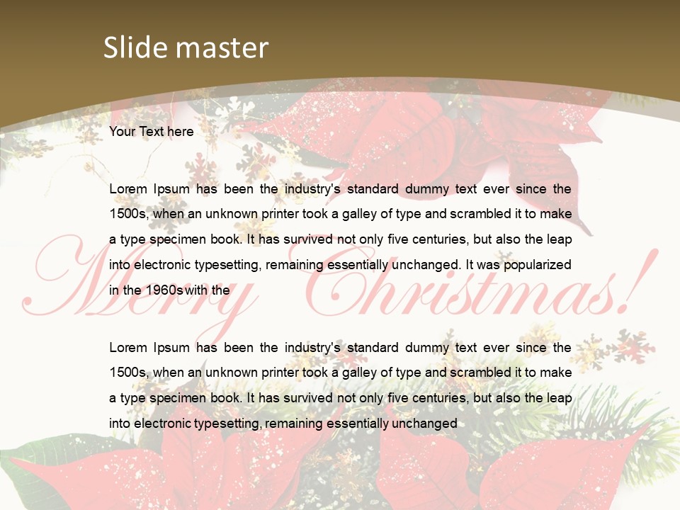 Traditional Tradition Flower PowerPoint Template