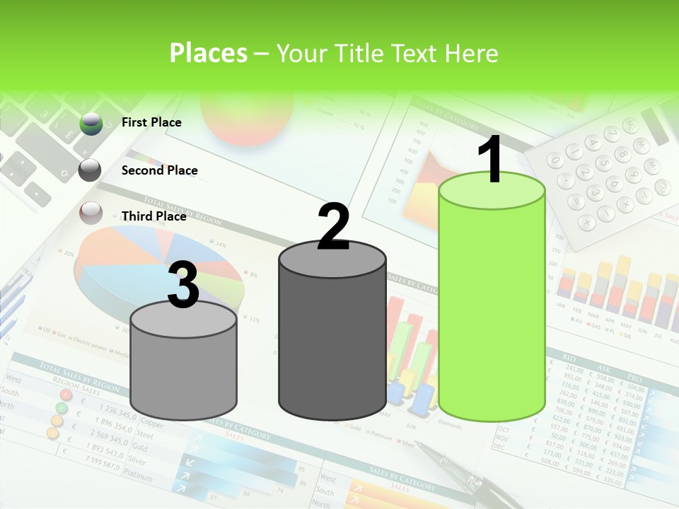 Growth Finance Stock PowerPoint Template