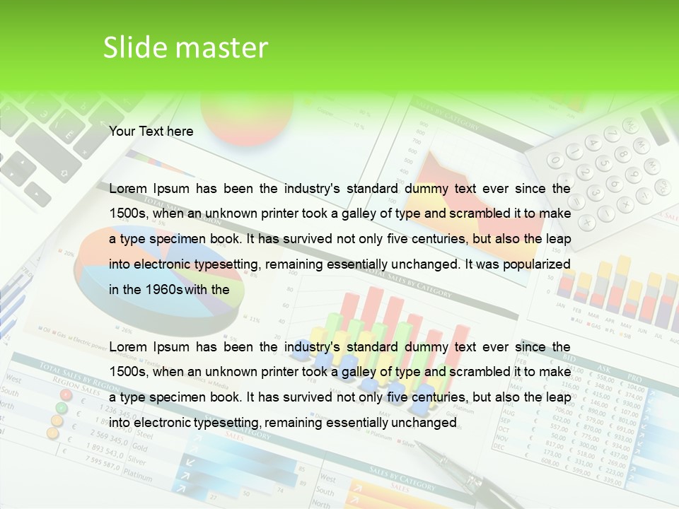 Growth Finance Stock PowerPoint Template