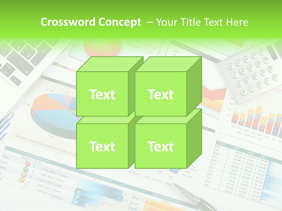 Growth Finance Stock PowerPoint Template