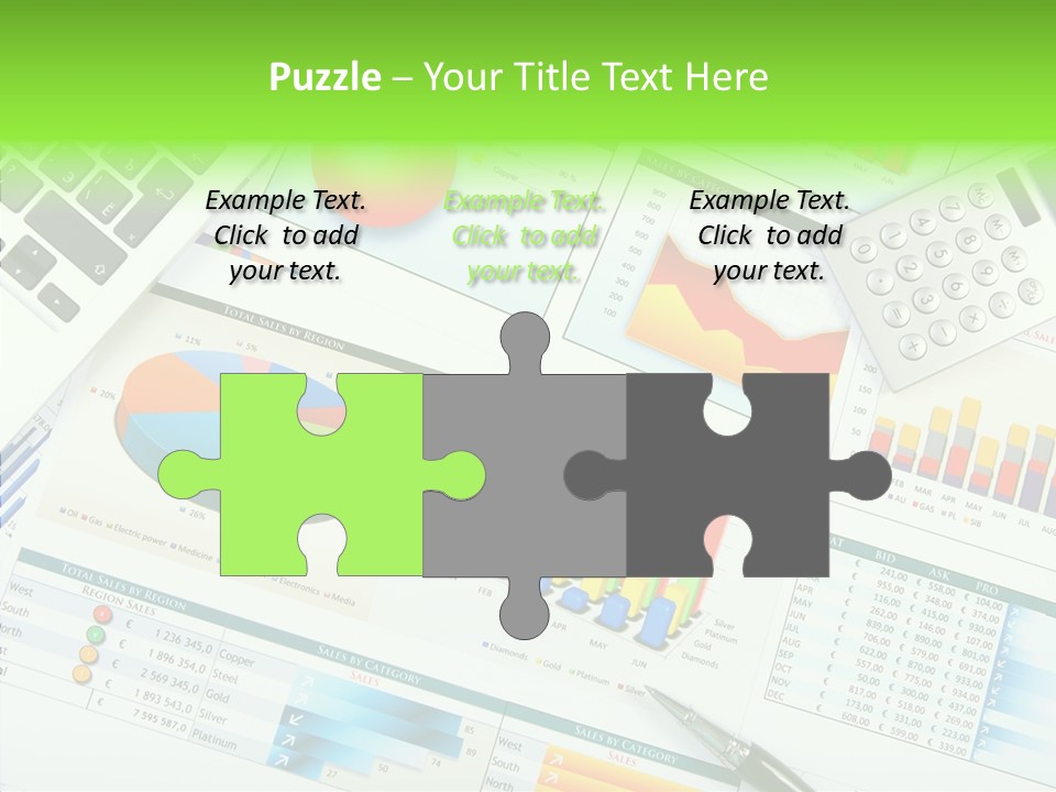 Growth Finance Stock PowerPoint Template