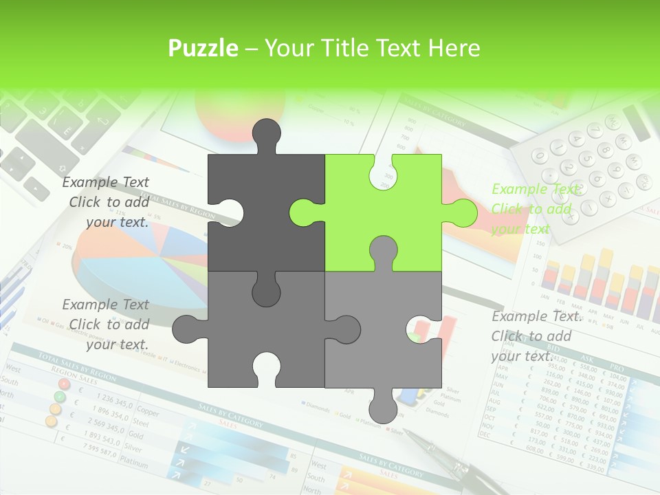 Growth Finance Stock PowerPoint Template