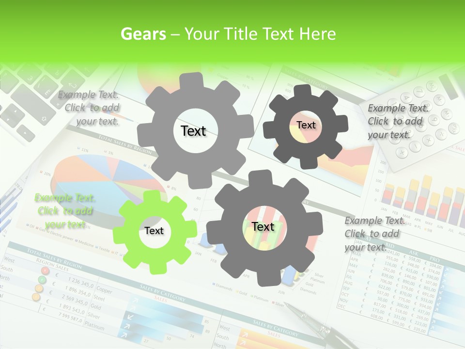 Growth Finance Stock PowerPoint Template