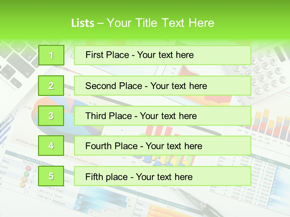 Growth Finance Stock PowerPoint Template