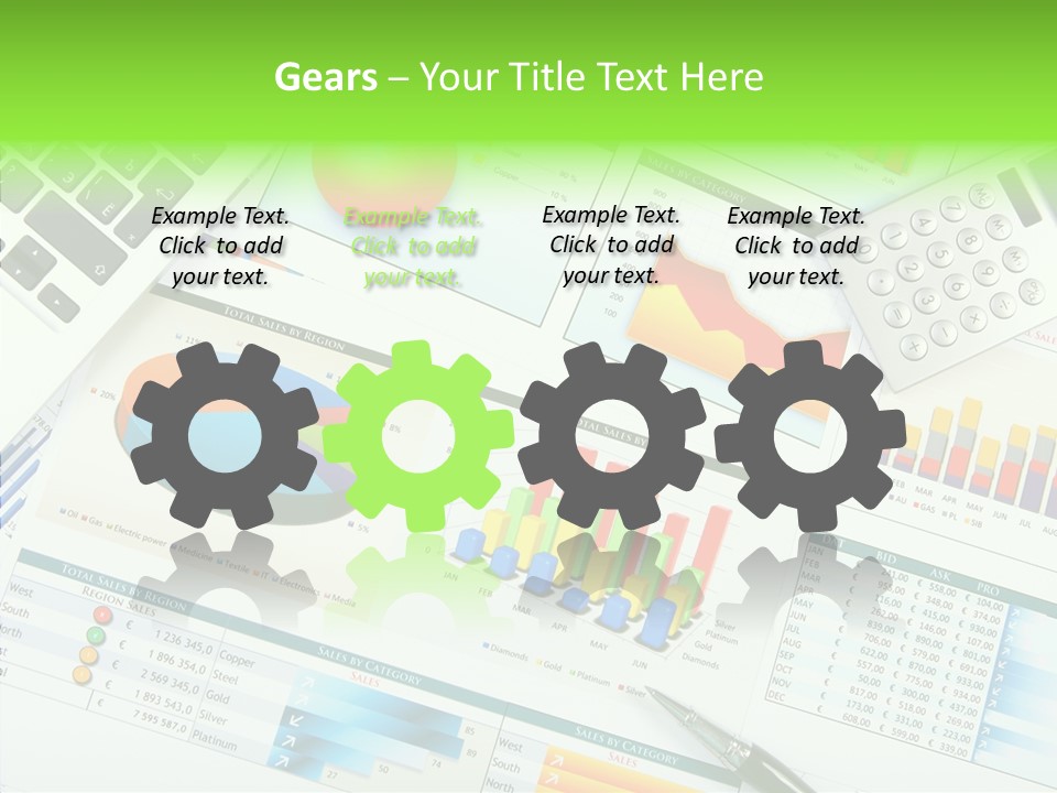 Growth Finance Stock PowerPoint Template
