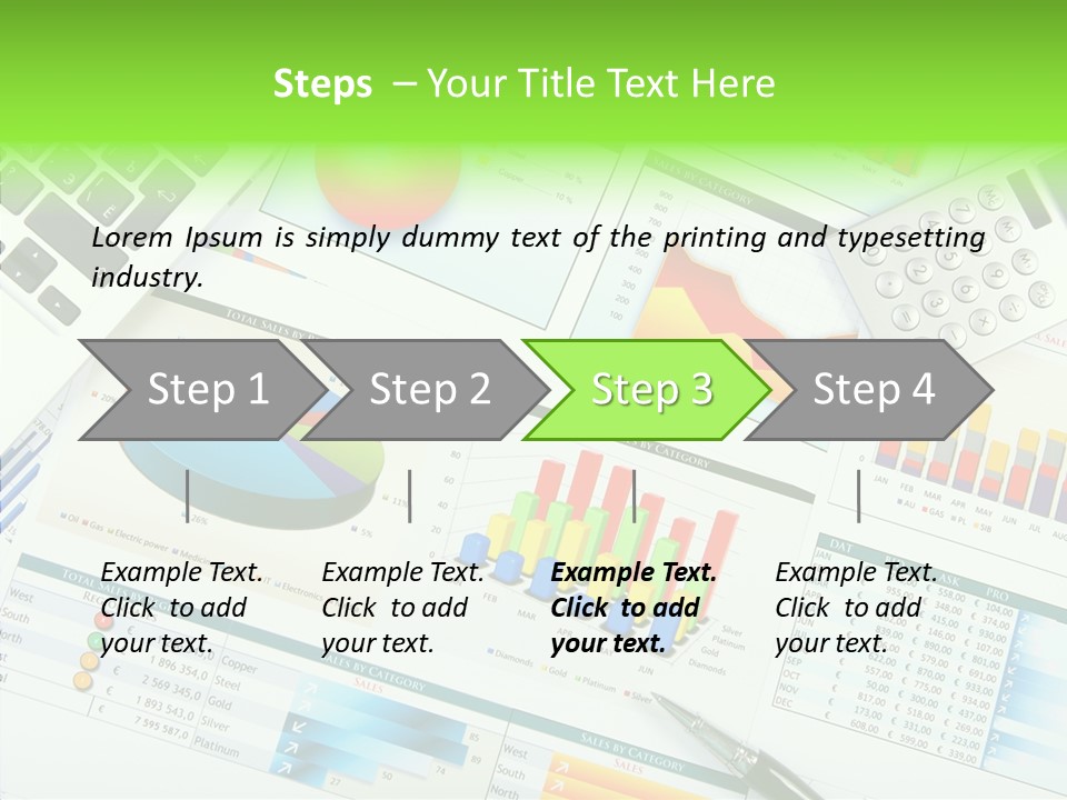 Growth Finance Stock PowerPoint Template