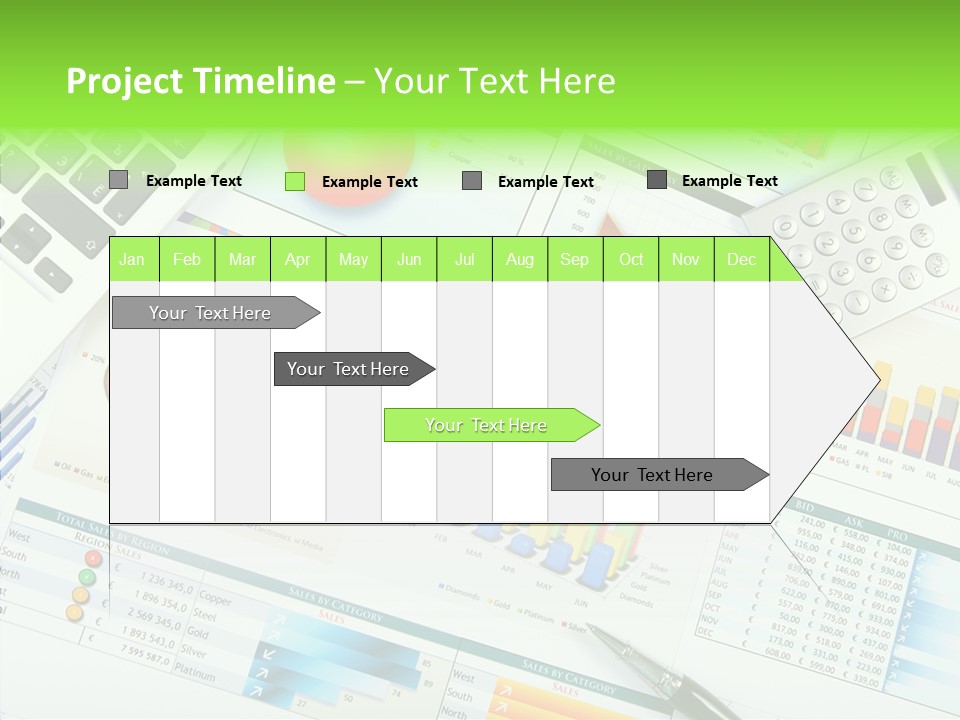 Growth Finance Stock PowerPoint Template