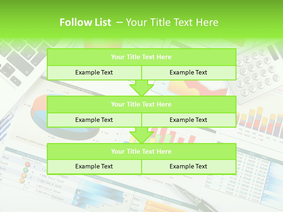 Growth Finance Stock PowerPoint Template