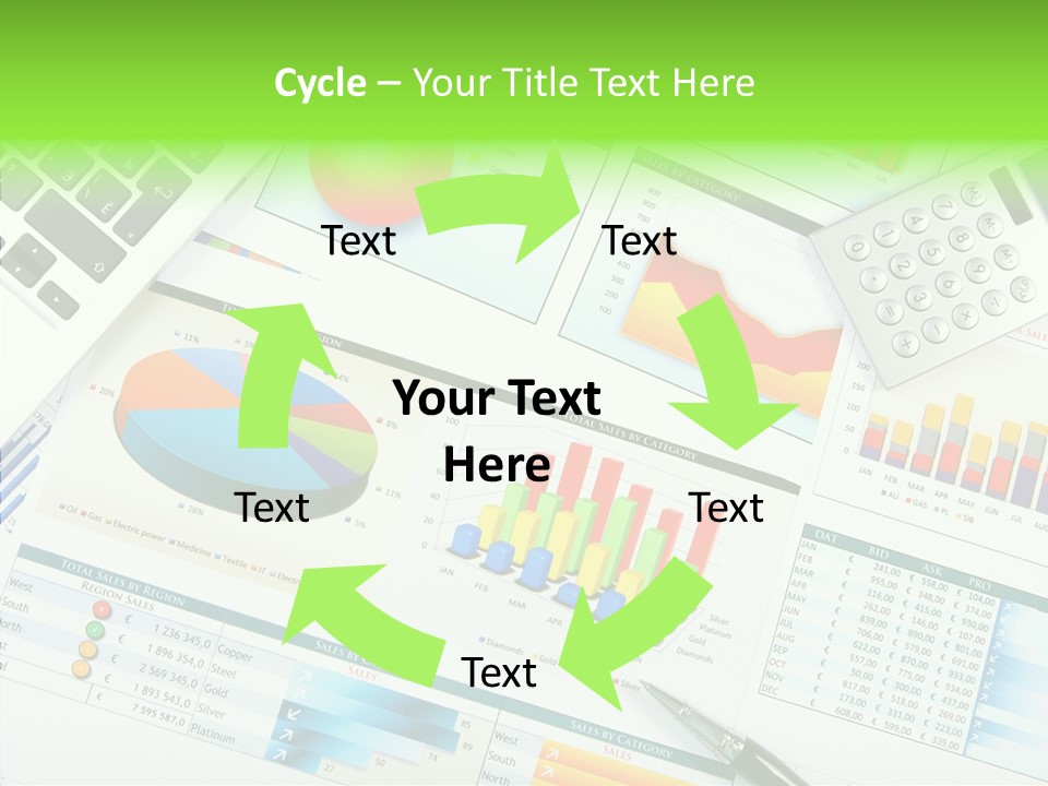 Growth Finance Stock PowerPoint Template