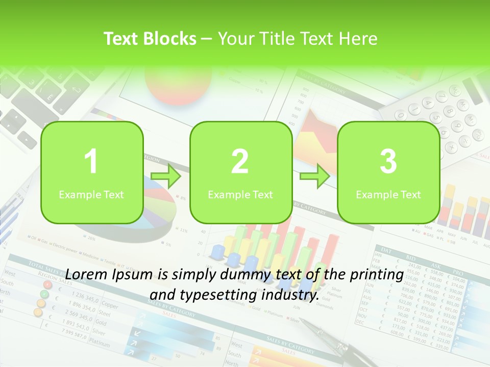 Growth Finance Stock PowerPoint Template