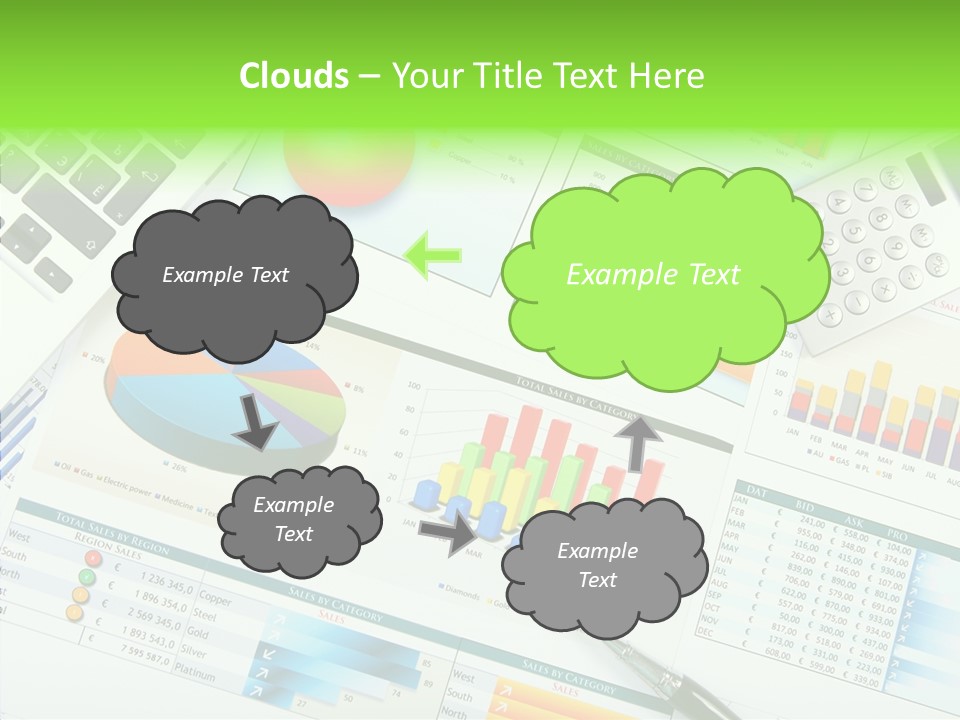 Growth Finance Stock PowerPoint Template
