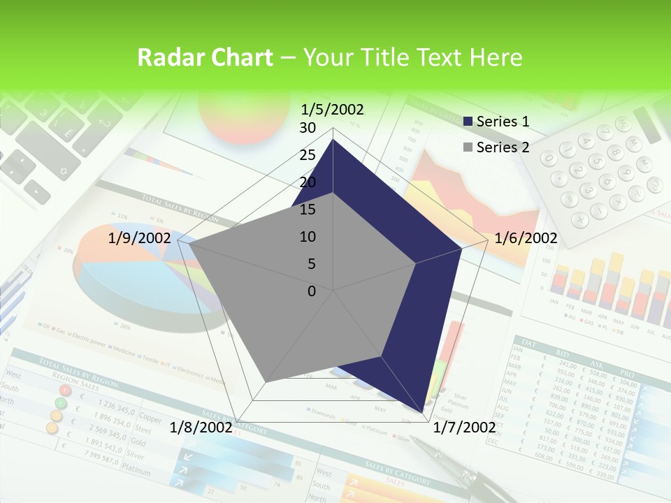 Growth Finance Stock PowerPoint Template