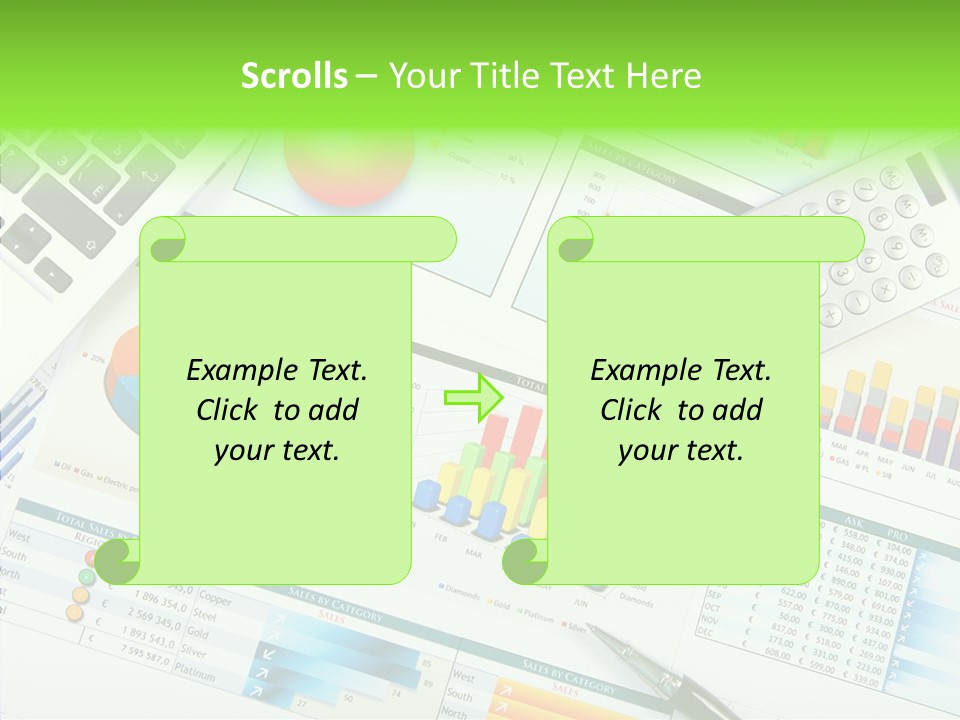 Growth Finance Stock PowerPoint Template