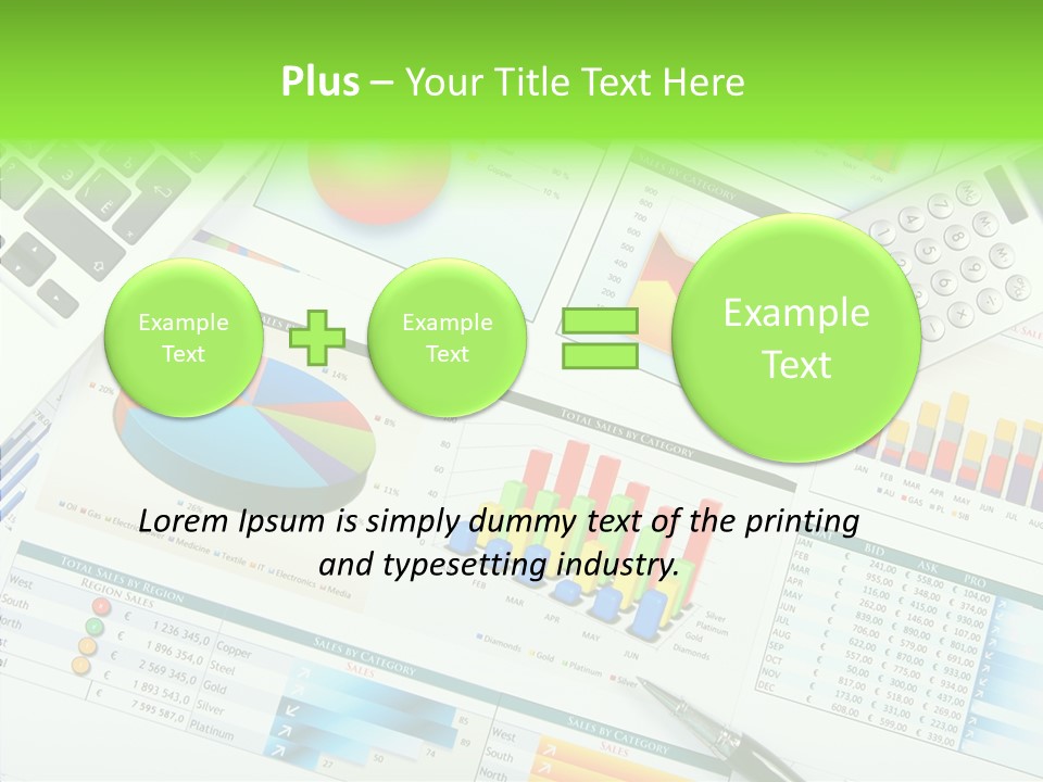 Growth Finance Stock PowerPoint Template