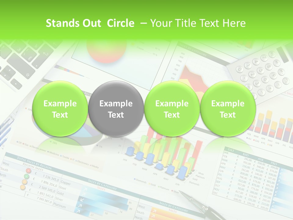 Growth Finance Stock PowerPoint Template