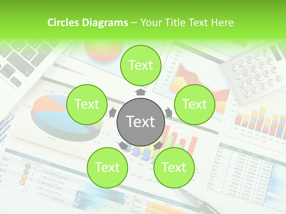 Growth Finance Stock PowerPoint Template