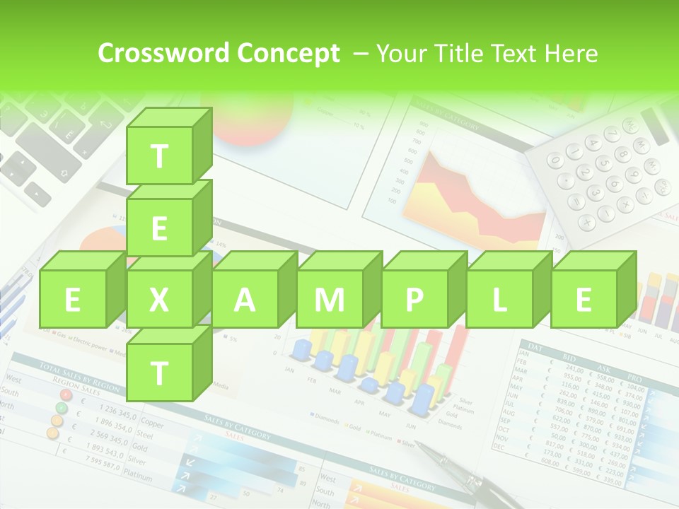 Growth Finance Stock PowerPoint Template