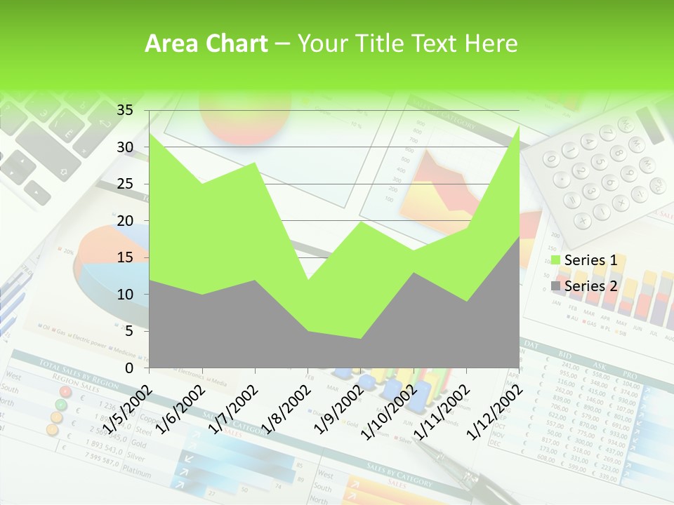 Growth Finance Stock PowerPoint Template