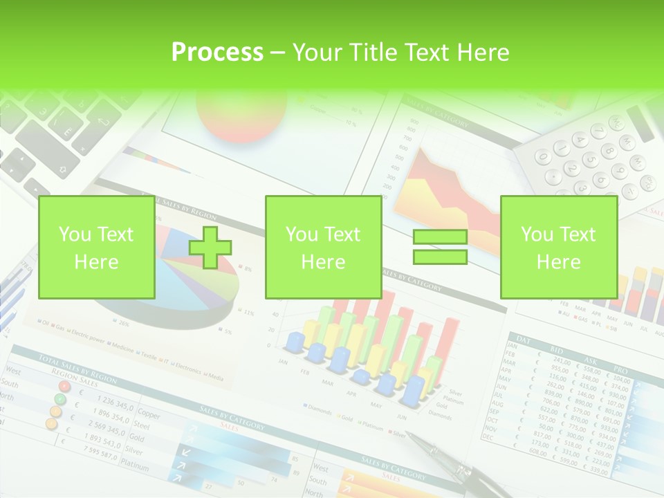 Growth Finance Stock PowerPoint Template