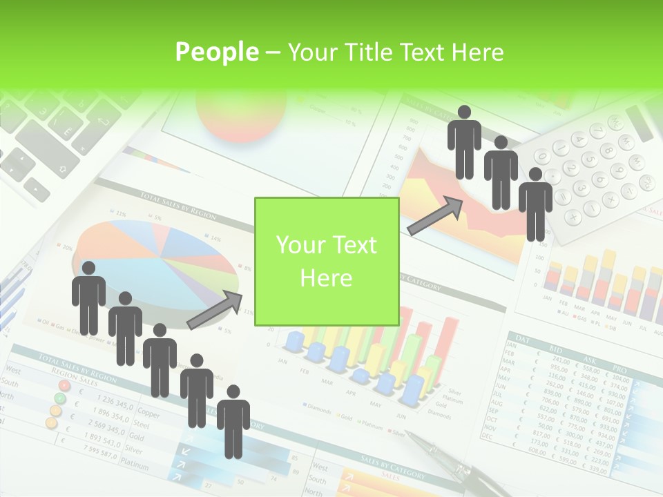 Growth Finance Stock PowerPoint Template