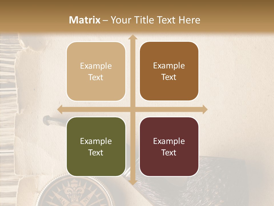 Travel World Parchment PowerPoint Template