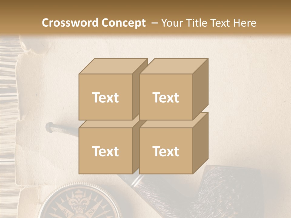 Travel World Parchment PowerPoint Template