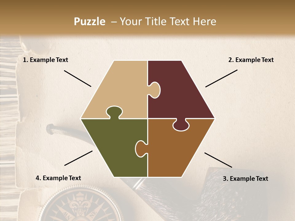 Travel World Parchment PowerPoint Template