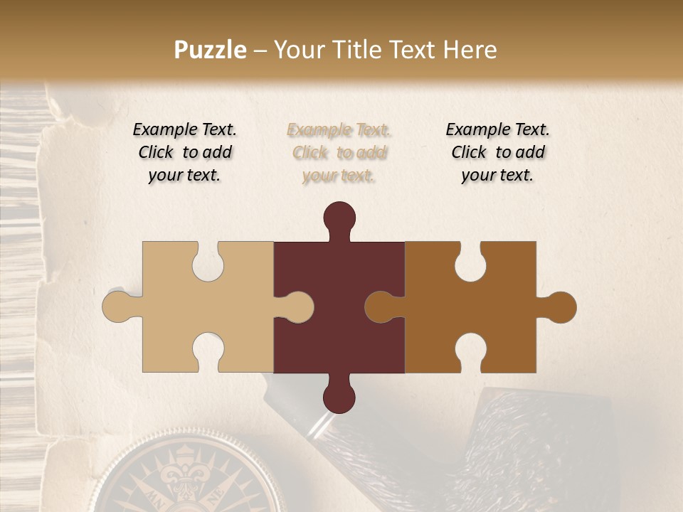 Travel World Parchment PowerPoint Template