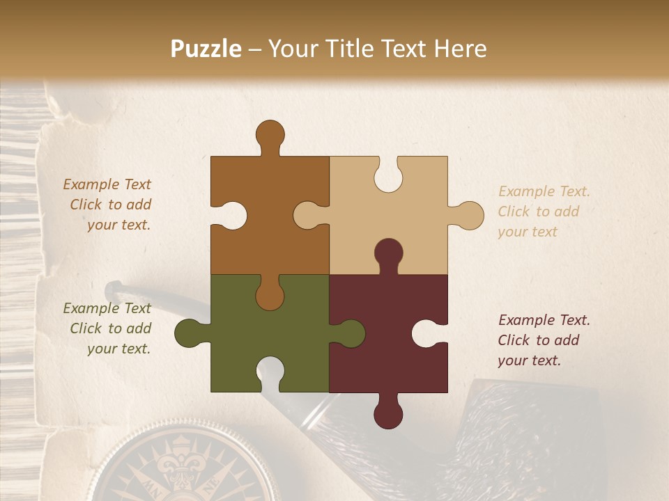 Travel World Parchment PowerPoint Template