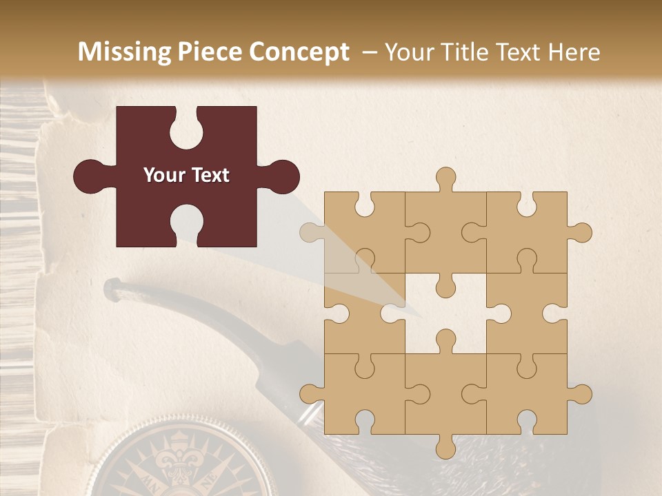 Travel World Parchment PowerPoint Template