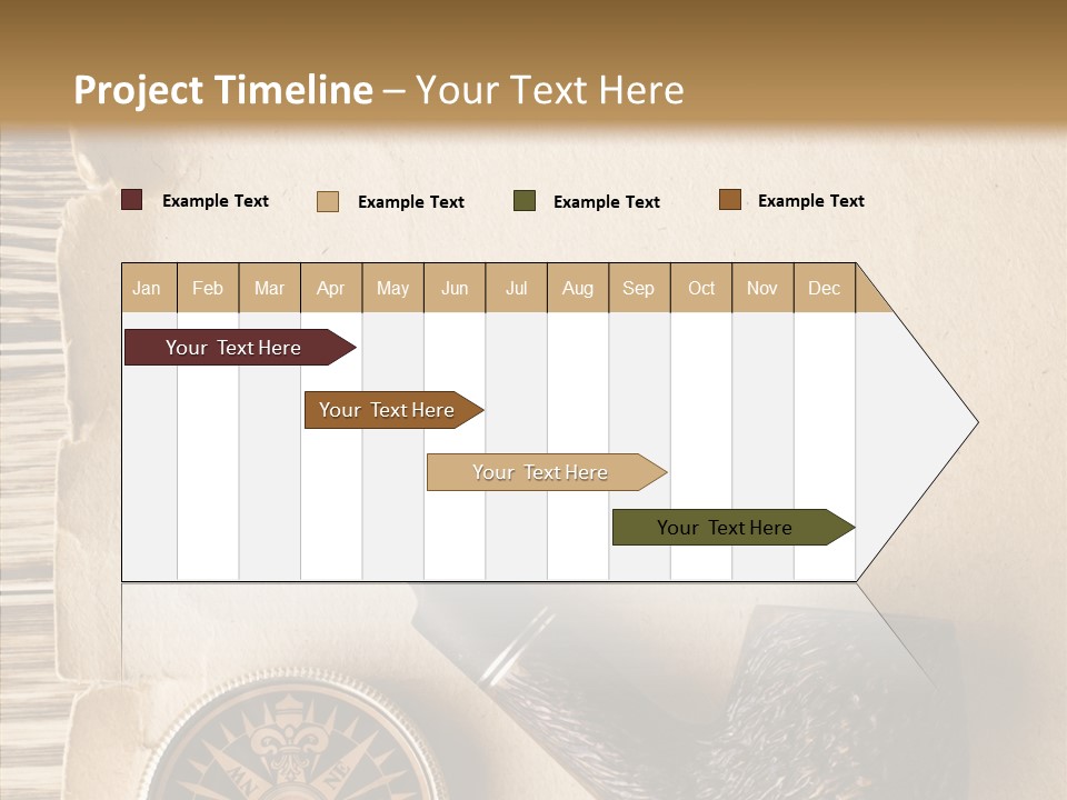 Travel World Parchment PowerPoint Template