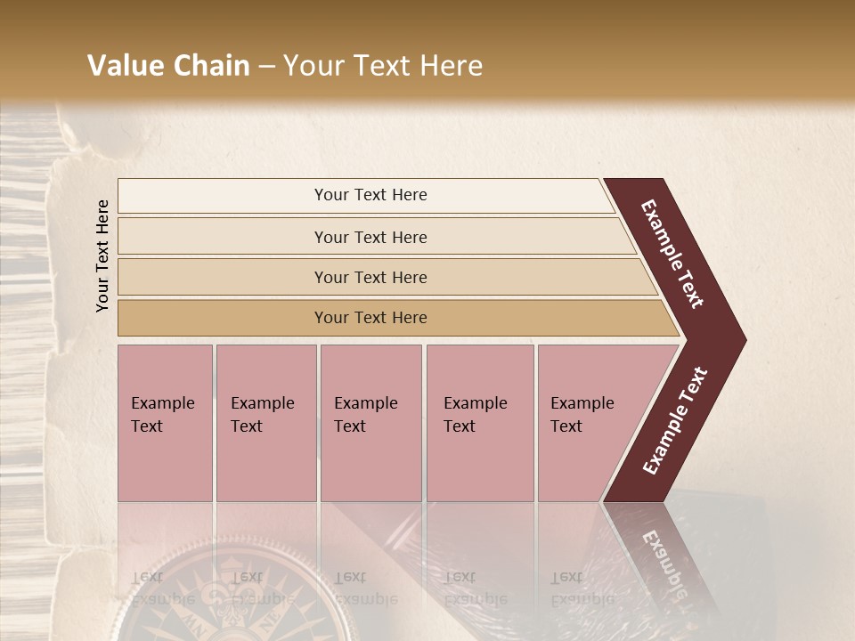 Travel World Parchment PowerPoint Template